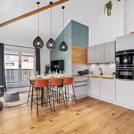 Edler Wohnraum Schwanenteich-Penthouse Mit Garage, Grill, Kaffeevollautomat, Klima, Lift & Terrasse Apartment Zwickau Exterior photo