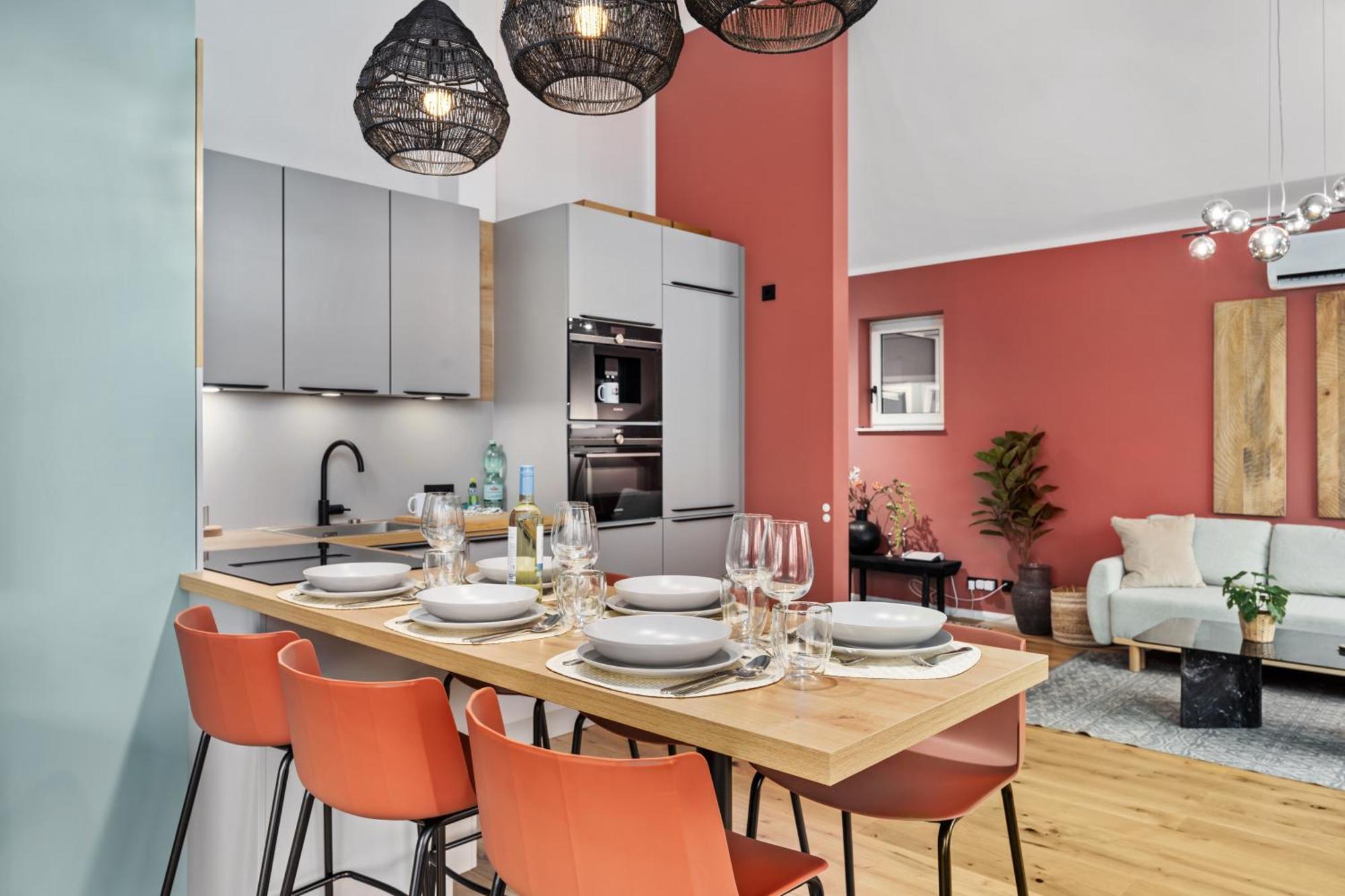 Edler Wohnraum Schwanenteich-penthouse Mit Garage, Grill, Kaffeevollautomat, Klima, Lift & Terrasse Appartement *