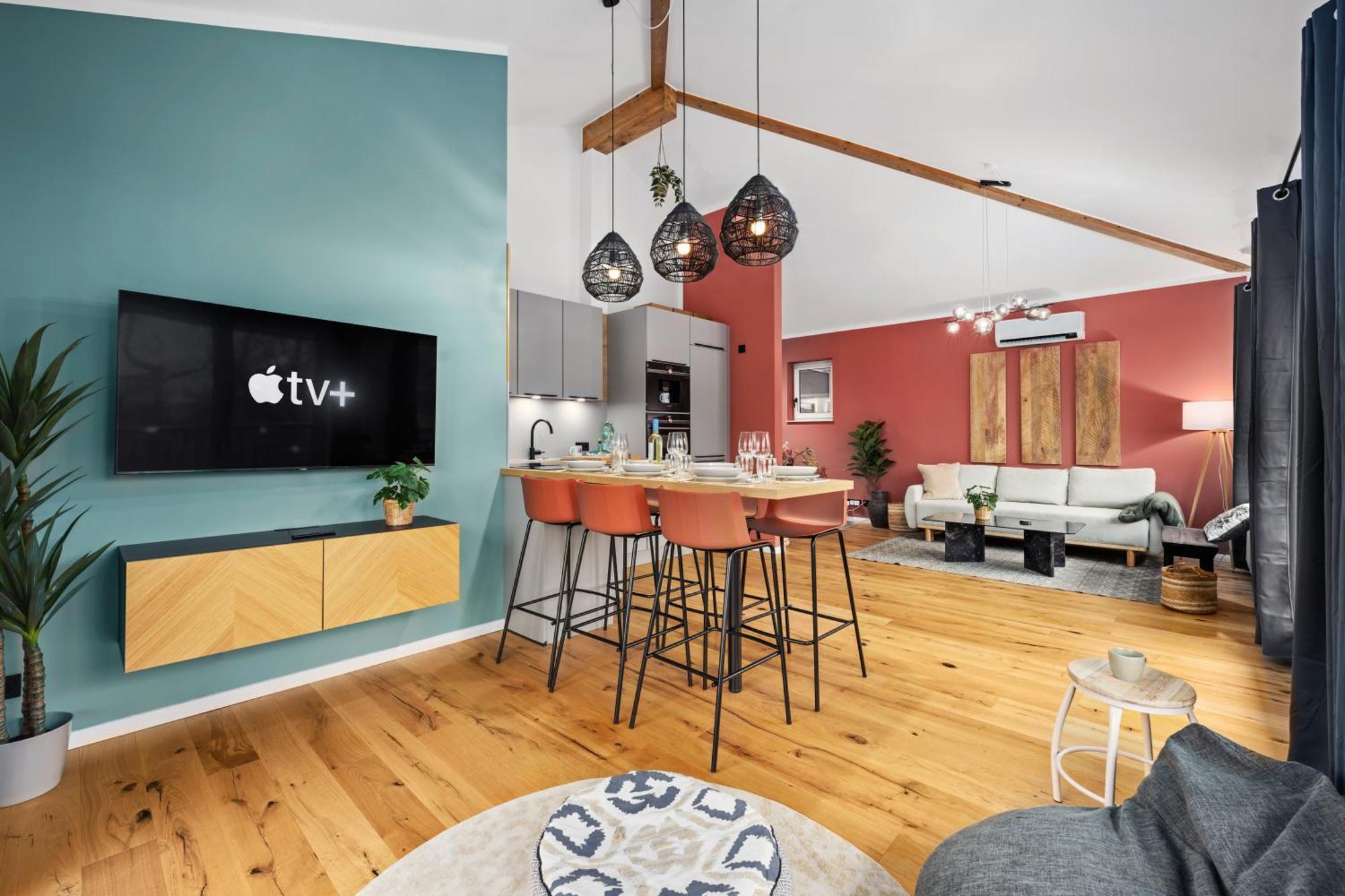 Edler Wohnraum Schwanenteich-penthouse Mit Garage, Grill, Kaffeevollautomat, Klima, Lift & Terrasse Appartement Zwickau